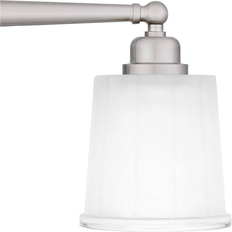 Image 5 Quoizel Cecilia 24" Wide Brushed Nickel 3-Light Bath Light more views