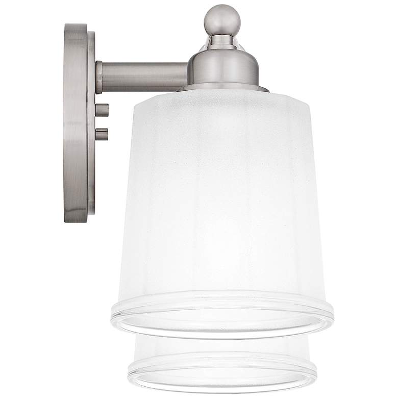 Image 6 Quoizel Cecilia 8 1/2"H Brushed Nickel 2-Light Wall Sconce more views