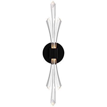 Quoizel Cecily 22 1/2" High Matte Black LED Wall Sconce
