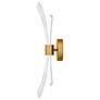 Quoizel Cecily 22 1/2" High Brushed Gold Wall Sconce