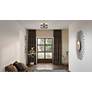 4_Quoizel Cedar Park 18"W Matte Black 4-Light Ceiling Light more views