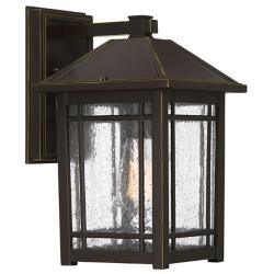 Quoizel Cedar Point 13" High Palladian Bronze Outdoor Wall Light