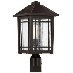 Quoizel Cedar Point 18" High Palladian Bronze Outdoor Post Light