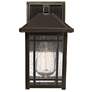3_Quoizel Cedar Point 9 3/4" High Palladian Bronze Outdoor Wall Light more views