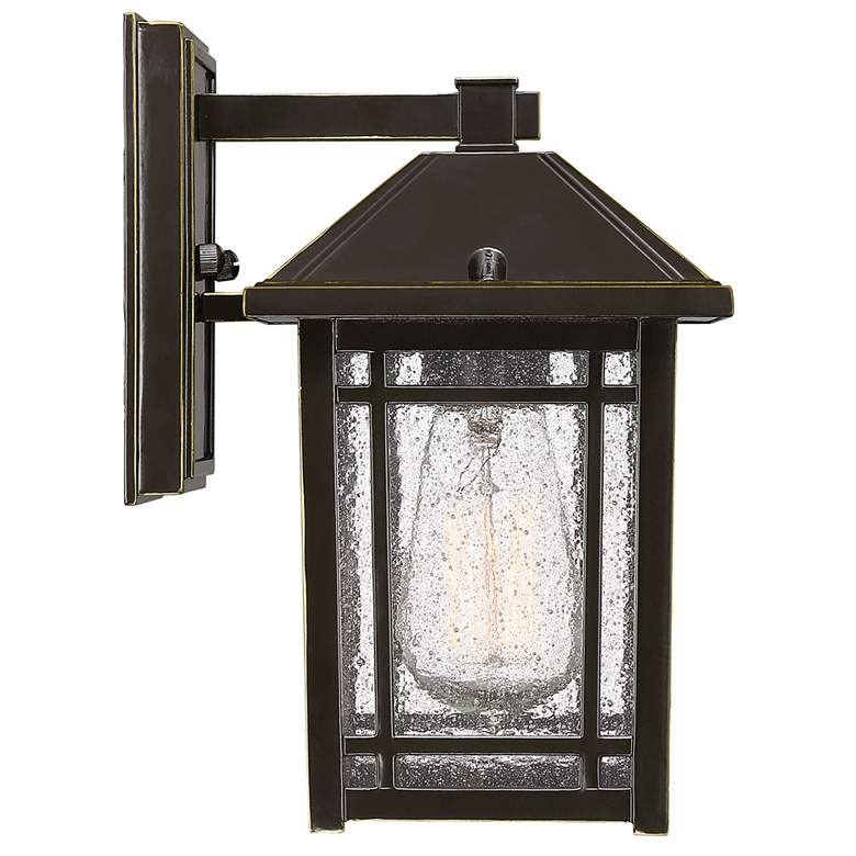 Image 4 Quoizel Cedar Point 9 3/4" High Palladian Bronze Outdoor Wall Light more views