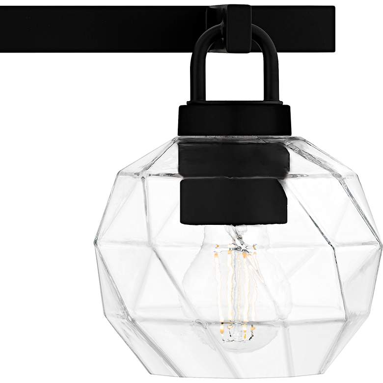 Image 5 Quoizel Celina 24" Wide Matte Black 3-Light Bath Light more views
