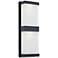 Quoizel Celine 18" High Matte Black LED Outdoor Wall Light