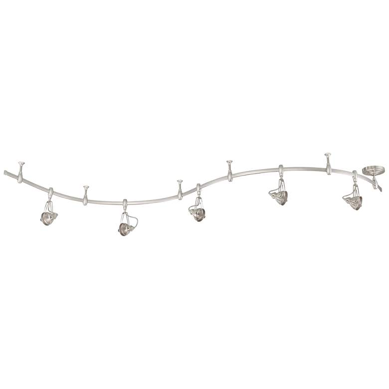 Image 1 Quoizel CenterStage 5-Light Brushed Nickel LED Track Light