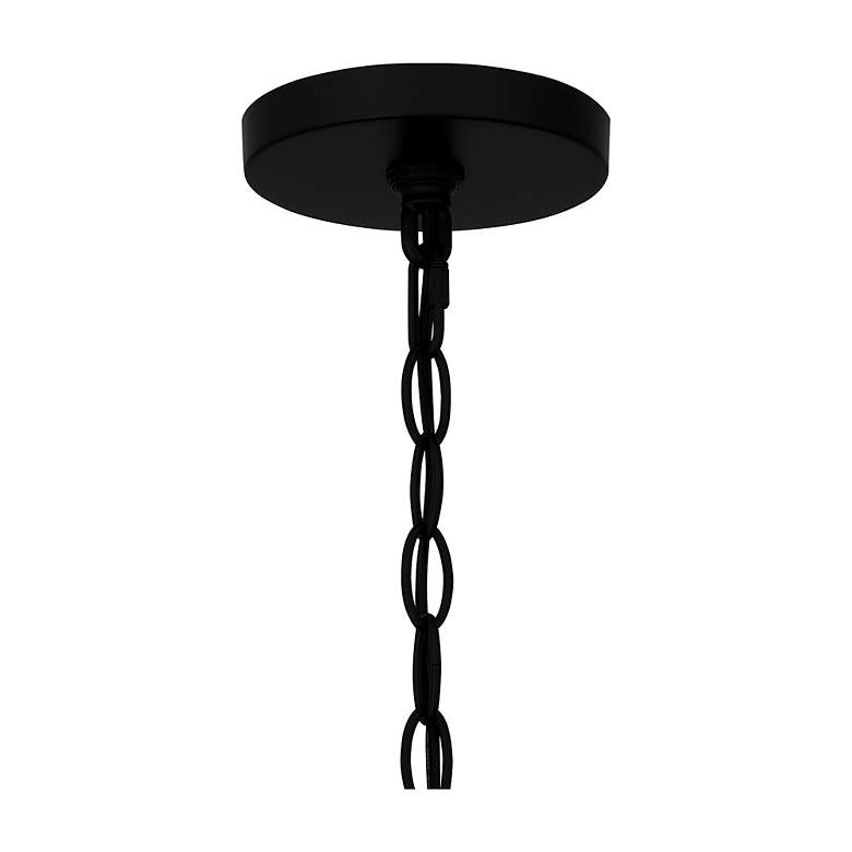 Image 6 Quoizel Chancellor 10" Wide Mystic Black 3-Light Pendant more views