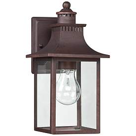 Image2 of Quoizel Chancellor 11 1/4"H Copper Bronze Outdoor Wall Light