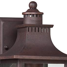Image3 of Quoizel Chancellor 11 1/4"H Copper Bronze Outdoor Wall Light more views