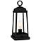 Quoizel Chancellor 16 3/4" High Earth Black Outdoor Table Lamp