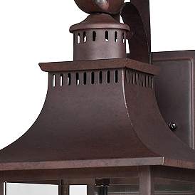 Image5 of Quoizel Chancellor 19" High Copper Bronze Outdoor Lantern Wall Light more views