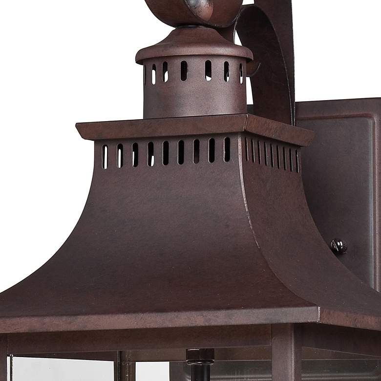 Image 5 Quoizel Chancellor 19" High Copper Bronze Outdoor Lantern Wall Light more views
