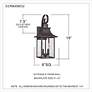 6_Quoizel Chancellor 19" High Copper Bronze Outdoor Lantern Wall Light more views