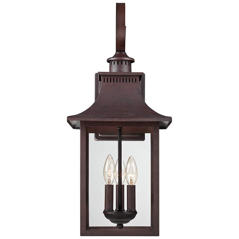 Image 3 Quoizel Chancellor 23 1/2" Copper Bronze Outdoor Lantern Wall Light more views