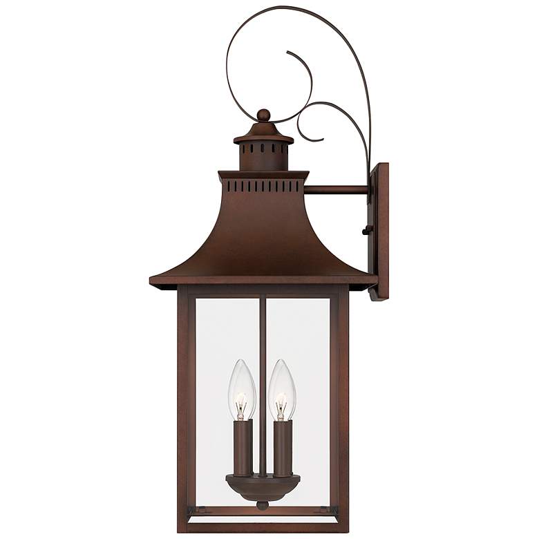 Image 5 Quoizel Chancellor 28" High Copper Bronze Outdoor Wall Light more views