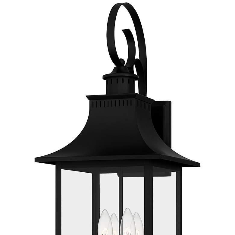Image 6 Quoizel Chancellor 28" High Mystic Black Outdoor Wall Light more views