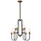 Quoizel Channel 26" Wide Western Bronze 8-Light Chandelier