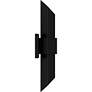 4_Quoizel Chasm 20.5" Gold and Black Modern LED Outdoor Wall Light more views