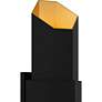 5_Quoizel Chasm 20.5" Gold and Black Modern LED Outdoor Wall Light more views