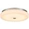 Quoizel Cherbury 16" Wide Brushed Nickel LED Ceiling Light