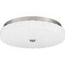 Quoizel Cherbury 16" Wide Brushed Nickel LED Ceiling Light