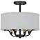 Quoizel Cheyenne 15"W Western Bronze 4-Light Ceiling Light