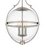 5_Quoizel Chicago 17 1/2" Wide Brushed Nickel 3-Light Pendant more views