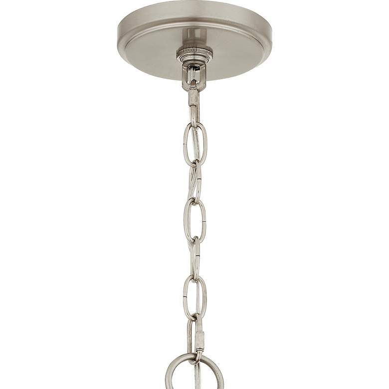 Image 6 Quoizel Chicago 17 1/2" Wide Brushed Nickel 3-Light Pendant more views