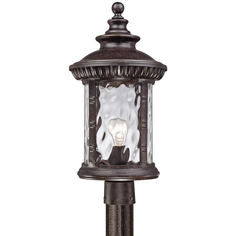 Image 1 Quoizel Chimera 10 1/2 inch Wide Bronze Outdoor Post Light