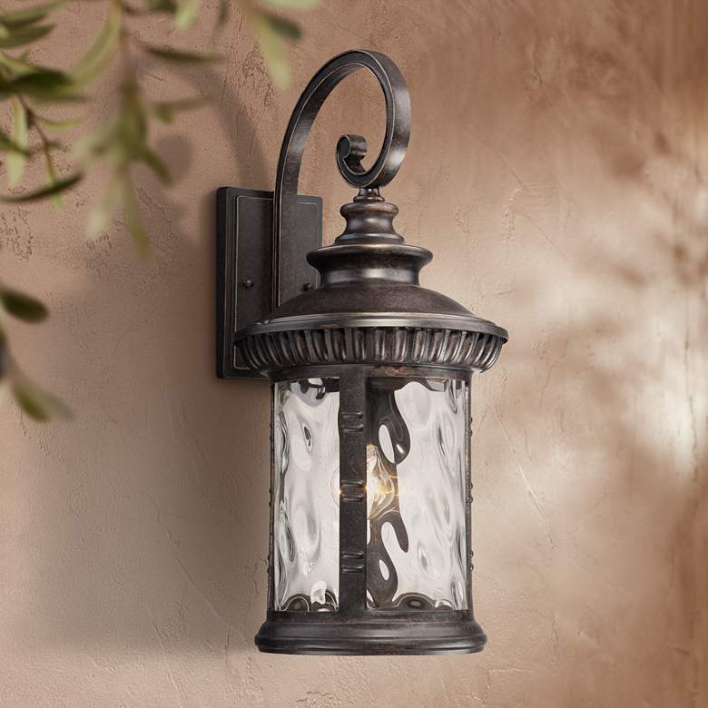 Quoizel Chimera 11 inch Wide Imperial Bronze Outdoor Wall Light