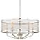 Quoizel Cityscape 22" Wide 5-Light Polished Nickel Pendant