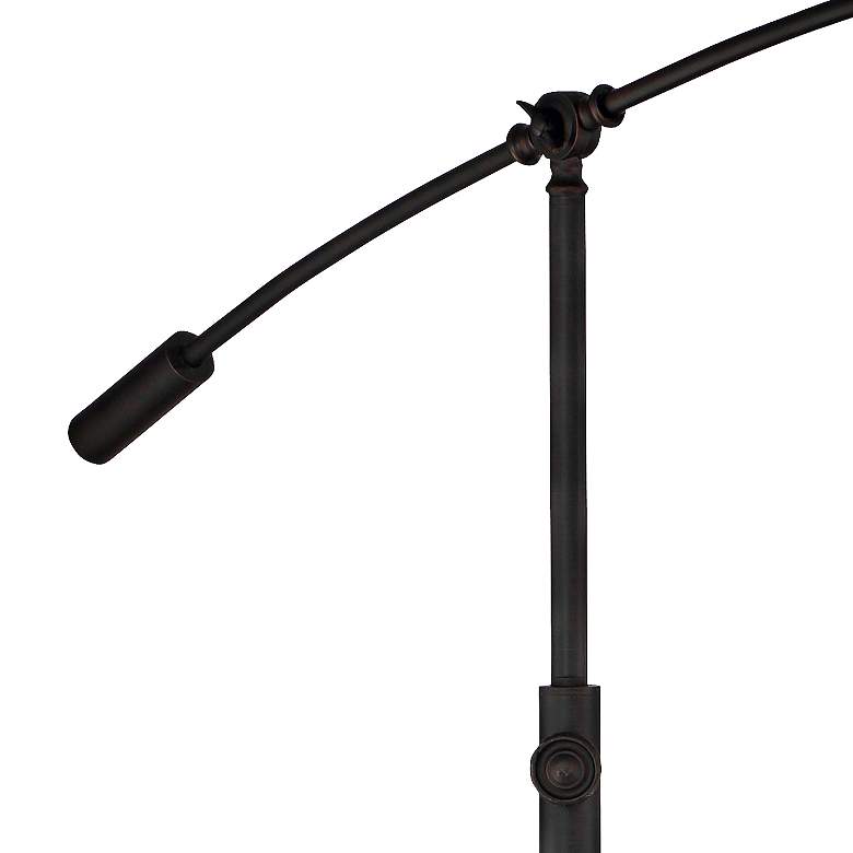 Image 4 Quoizel Clift Adjustable Height Oil Rubbed Bronze Adjustable Arc Floor Lamp more views