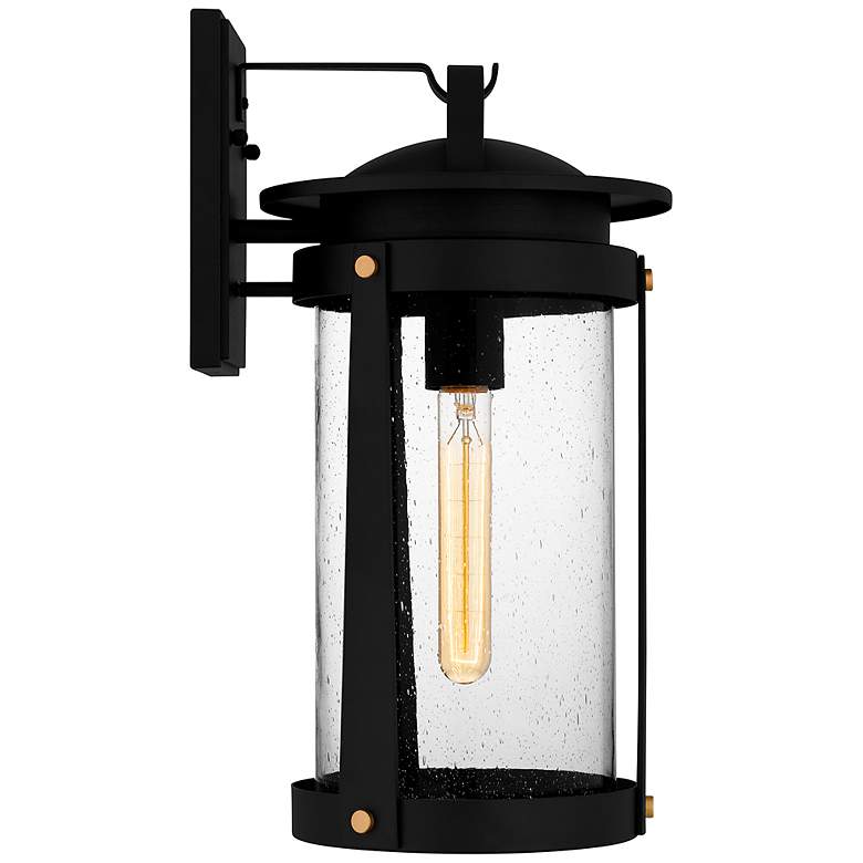 Image 5 Quoizel Clifton 17 1/2" High Earth Black Outdoor Wall Light more views