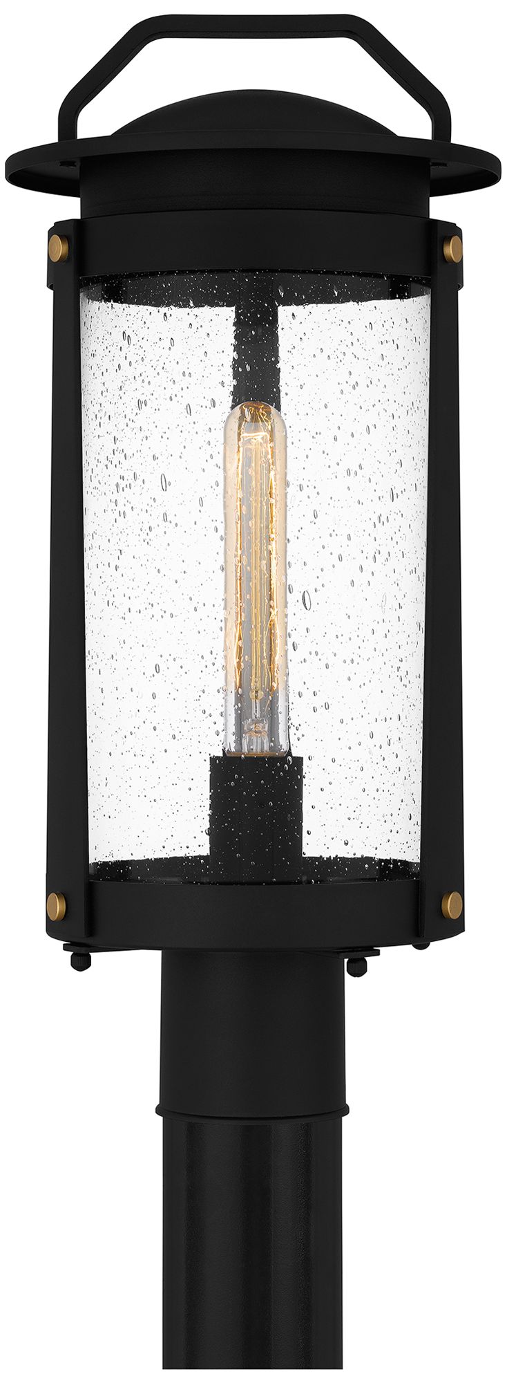 Quoizel Clifton 19 1/2" High Earth Black Outdoor Post Light