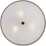 4_Quoizel Cloverdale 17" Wide Mottled Cocoa Drum Ceiling Light more views