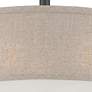 5_Quoizel Cloverdale 17" Wide Mottled Cocoa Drum Ceiling Light more views