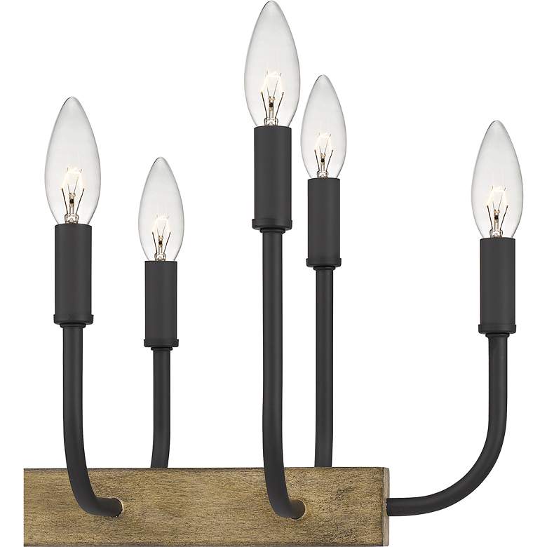 Image 5 Quoizel Coda 39" Wide Matte Black 16-Light Island Chandelier more views