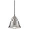 Quoizel Cody 8" Wide Nickel Mini-Pendant Light