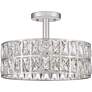 Thumbnail3 of Quoizel Coffman 14" Wide Polished Nickel Drum Ceiling Light more views