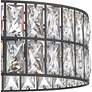 5_Quoizel Coffman 14" Wide Western Bronze Crystal Drum Ceiling Light more views