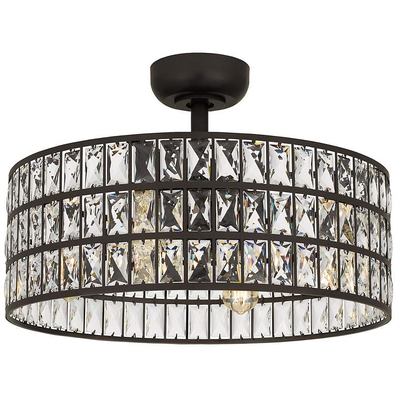 Image 3 Quoizel Coffman 22 1/2" Wide Bronze 4-Light LED Ceiling Light with Fan
