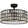 Quoizel Coffman 22 1/2" Wide Bronze 4-Light LED Ceiling Light with Fan