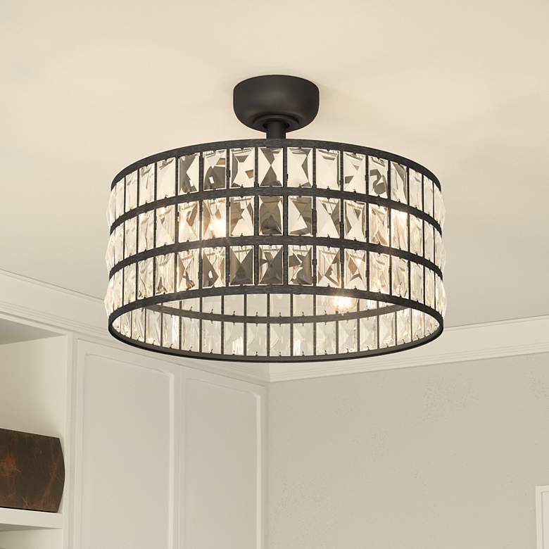 Image 2 Quoizel Coffman 22 1/2" Wide Bronze 4-Light LED Ceiling Light with Fan