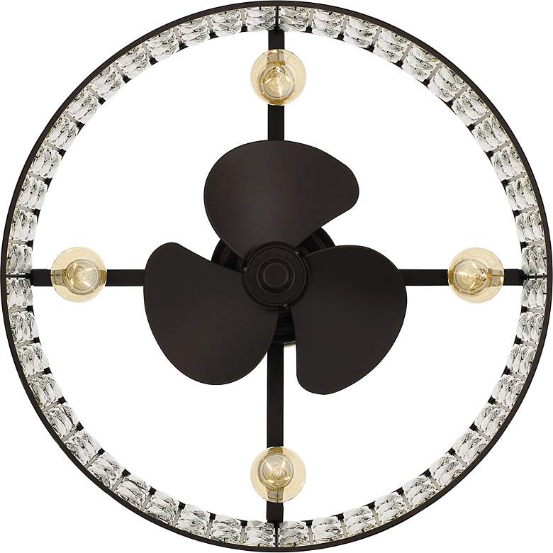 Image 6 Quoizel Coffman 22 1/2" Wide Bronze 4-Light LED Ceiling Light with Fan more views
