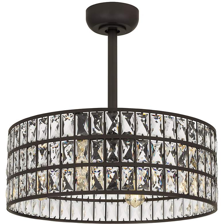 Image 7 Quoizel Coffman 22 1/2" Wide Bronze 4-Light LED Ceiling Light with Fan more views