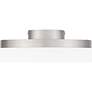 4_Quoizel Cohen 11 3/4" Wide Brushed Nickel LED Ceiling Light more views