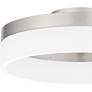 7_Quoizel Cohen 11 3/4" Wide Brushed Nickel LED Ceiling Light more views
