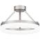 Quoizel Cohen 15 3/4" Wide Brushed Nickel LED Ceiling Light